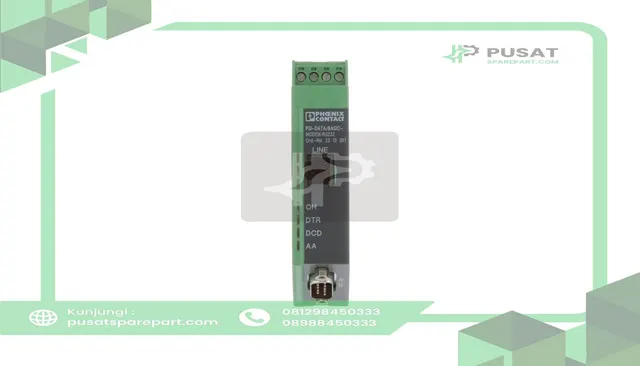 Phoenix Contact 2313067 Industrial Analog Modem, 3-way Electrical Isolation, RS232, 24VDC, DIN Rail - gambar 3