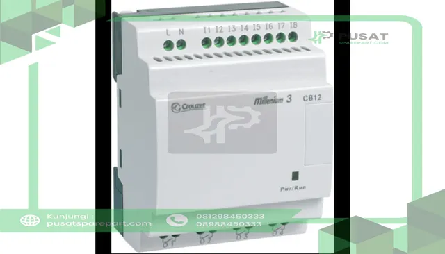 Crouzet 88970023 Controller,PLC,Sup-V 100-240AC,8 Digital In,4 Relay Out,DIN Rail/Panel Mnt