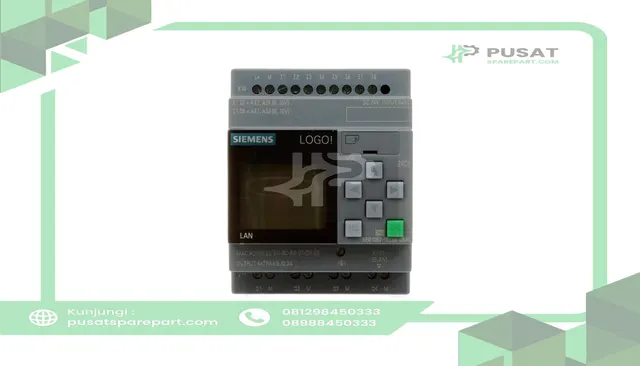 Siemens 6ED10521CC080BA0 PLC, Logic Controller, 24V/24V/24V Tran., 8DI (4AI)/4DO, Ethernet, Logo 8 Series - gambar 4