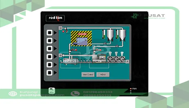 Red Lion Controls G308A230 HMI 8.4" Touchscreen & Pushbutton 32K Color 640x480 Pixels 24VDC G3 Series