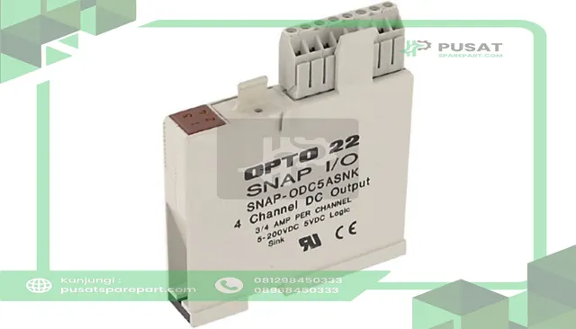 Opto 22 SNAP-ODC5ASNK Module,Output,Digital,5 to 200,Sup-V 5VDC,50mA Cur-In,SNAP Series Series,4000V