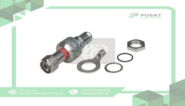 Hirschmann BAT-ANT PROTECTOR M-F Surge Arrestor, RF, IP65, w/Static Discharge Cap, N Male - N Female, 943903373