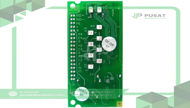 Bihl+Wiedemann BWR1468 AS-i PCB Module, 73 mm x 37,5 mm, 4I/4O, solder lugs