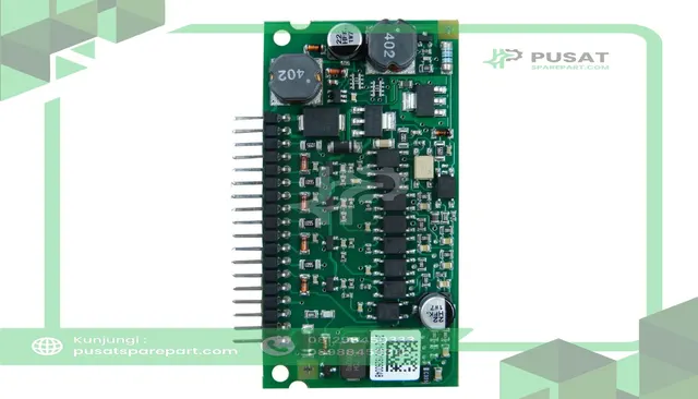 Bihl+Wiedemann BWR2591 AS-i PCB Module, 73 mm x 37,5 mm, 4I/4O, wiring pins, angled