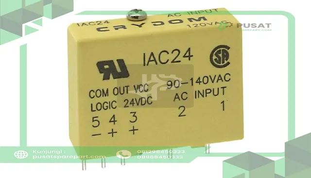 Sensata - Crydom IAC24 Module,Input,Analog,90 to 140,Sup-V 5VDC,16mA Cur-In,0.6" Series Series,PCB Mnt