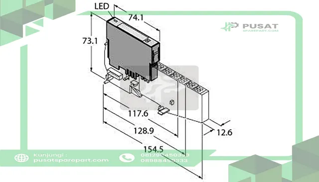 Turck BL20-2DO-R-NO Bl20-2Do-R-No, M6827029