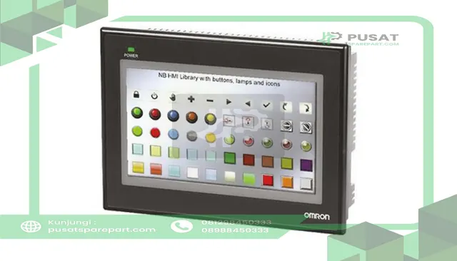 Omron Automation NB7W-TW01B HMI Display 7" TFT Touch 800x480 Pixels24VDC USB Host Ethernet NB Series