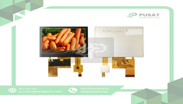 AZ Displays / RS PRO ATM0430D12B-CT 4.3in TFT LCD Display,480 x 272, 720 nits, RGB, 40 pin, w/ PCAP TP