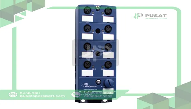 Bihl+Wiedemann BWU2313 AS-i Analog Input Module, IP67, M12, 2AI (Pt100)/4I/4O