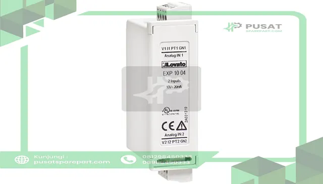 LOVATO Electric EXP1004 Expansion Module EXP Series, 2 Analog Inputs, Opto-Isolated 0/4-20MA, 0-10V