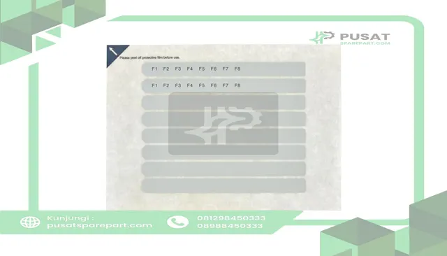 Schneider Electric HMIZLYG03 Label insert for Harmony GTO 7-inch Wide models