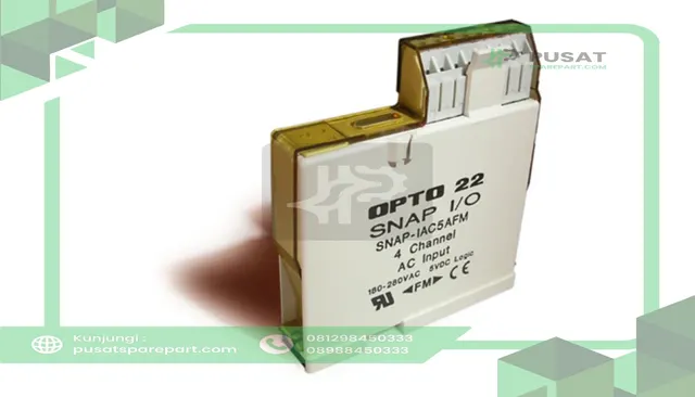 Opto 22 SNAP-IAC5AFM SNAP 4-Ch 180-280 VAC Digital Input Module, Factory Mutual approved