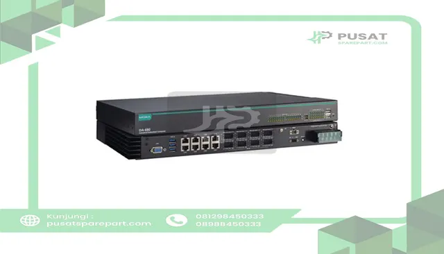 Moxa DA-680-I-16-WL3-H x86 1U, i3-8145UE, 8Gb Ethernet, VGA, 16 RS-485 ports, mSATA, SATA, USB, single