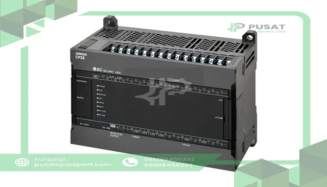 Omron Automation CP2E-S40DT-D Micro PLC, 24 TTL In, 16 TTL Out Sink, 3 Expansion, CP2E Series