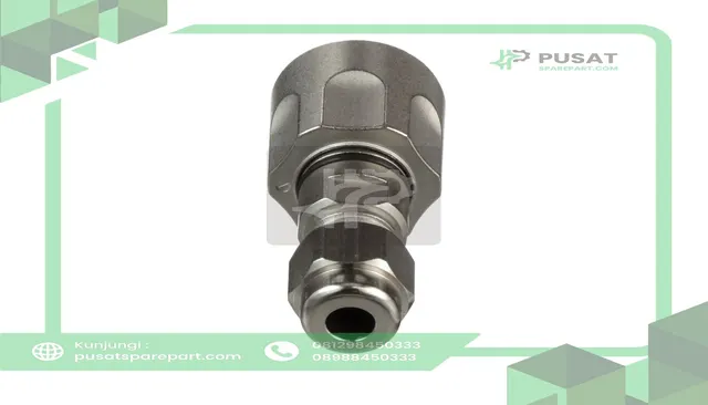 HARTING 09153000401 HAN Max, Cat5 RJ Connector Plug, Unshielded, Straight, Cable Mount 0915 - gambar 3