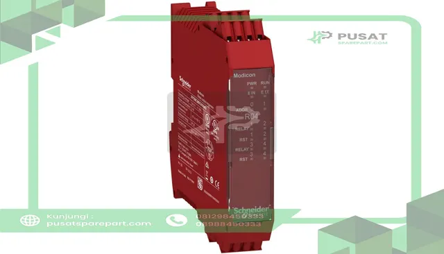 Schneider Electric XPSMCMRO0004G expansion module, Modicon MCM, 4 safety relay outputs