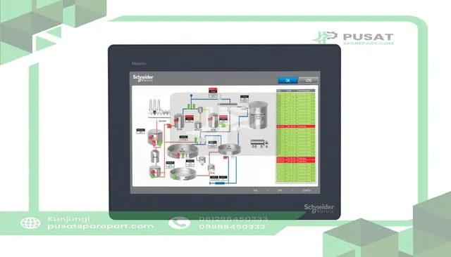 Schneider Electric HMIDT551 UniversalTouchscreen HMI 10"1280 x 800 Pixels Color TFT LCD 262K Colors