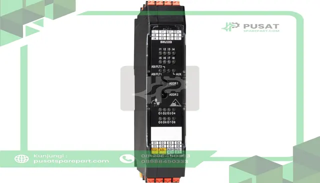 Bihl+Wiedemann BWU3359 AS-i Digital I/O Module, IP20, 8I (NPN)/8O (NPN)
