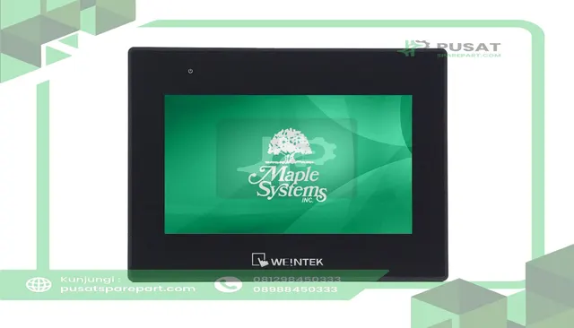 Maple Systems cMT2078X 7" Smart HMI, Touchscreen, 2 Ethernet Ports, 1 USB Port, 2 Serial Ports