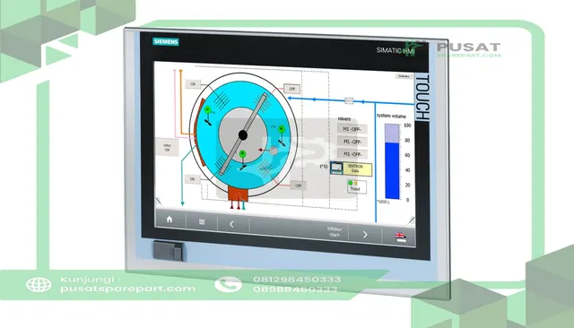 Siemens 6AV78820DA202CA0 SIMATIC IPC277E. 15" Touch