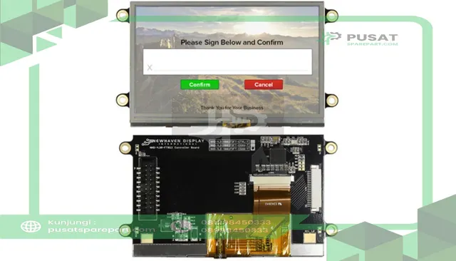 Newhaven Display International NHD-4.3-480272FT-CSXN-T HDMI TFT Module, 4.3in, Sunlight Readable, Touch, EVE2 Series