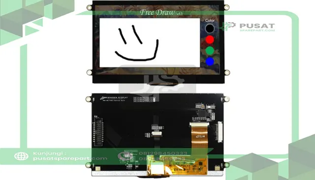 Newhaven Display International NHD-7.0-800480FT-CTXL-CTP HDMI TFT Module, 7in, Sunlight Readable, Standard, Touch, EVE2 Series