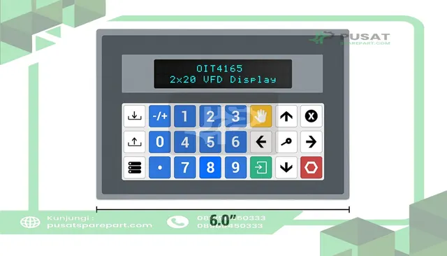Maple Systems OIT4165-A00 Terminal OIT4165A W/2X20 VFD