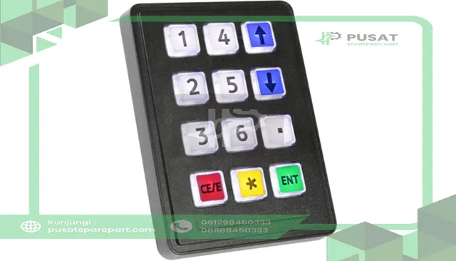 Storm Interface 7207-121W203 Keypad;Rugged;12 Key;Illuminated;Includes Tile Set A:Arrows,#'s,Symbols;IP65