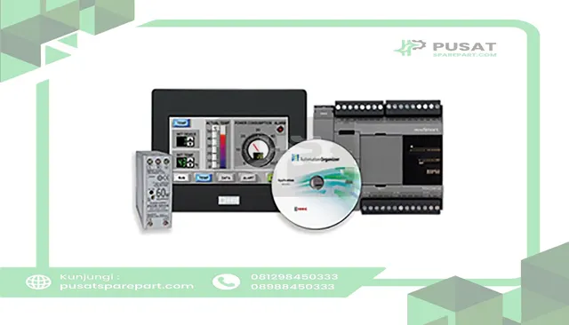 IDEC Corporation KIT-FC6A-24-RA-HG1G Starter Kit FC6A PLC 24 IO 120VAC HG1G Series 4.3" TFT 65K 60W Power Supply