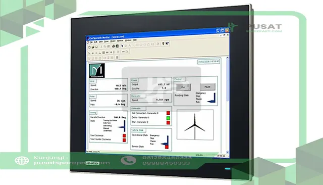 Advantech FPM-7151T-R3AE Industrial Monitor, 15" XGA IND MONITOR W/Resistive Touchscreen (VGA/DP)