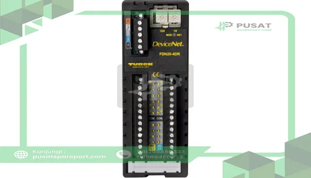 Turck FDN20-4DR Remote I/O Module, 12 Output, DeviceNet, 11-26 VDC, IP20, FDN20 Series