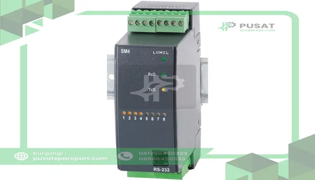 Sifam Tinsley SM4 22008 SM4 I/O Module, Digital, DIN Rail Mt., 4x Relay, RS-485, 20-50V