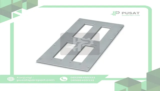Phoenix Contact 1415243 Module Plate;Stainless Steel;4 Openings, Mounting Screws and Seal Included