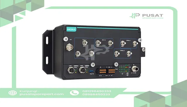 Moxa UC-8580-Q-LX Industrial PC, Vehicle to Ground, QMA, Arm7 Cortex A7 1 Ghz, 55C, UC-8500 Series