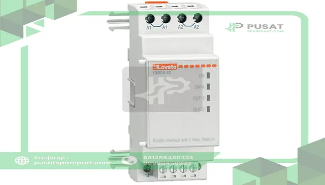 LOVATO Electric EXM1020 Expansion Module EXM Series, Opto-Isolated RS485 Interface, 2 Relay Outputs, 5A