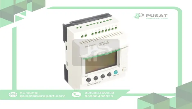 Telemecanique Sensors SR2PACKFU Smart Relay, Programmable, 100/240VAC, 12-Pin, 8VAC, 4, Zelio Logic SR2 Series - gambar 2