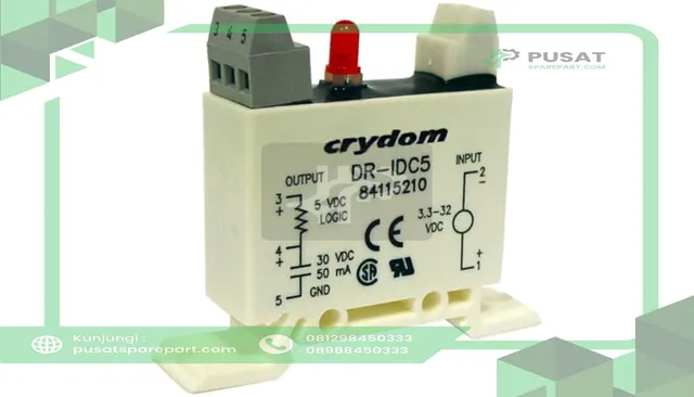 Sensata - Crydom DR-IDC24A Input Module, DIN Rail Mount 17.5mm, 24VDC, 10-48VDC In
