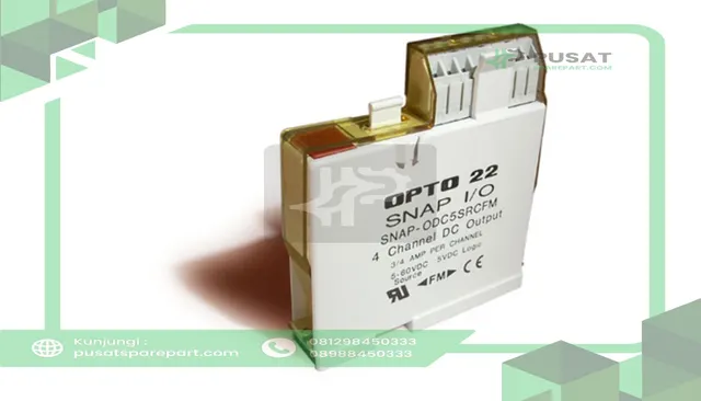 Opto 22 SNAP-ODC5SRCFM Module, SNAP 4-Ch 5-60 VDC Digital Output Module, Factory Mutual Approved