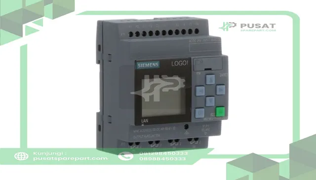 Siemens 6ED10521HB080BA0 PLC, Logic Controller, 24V AC/24V DC/Relay, 8 DI/4 DO, Ethernet, Logo 8 Series