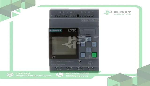 Siemens 6ED10521HB080BA0 PLC, Logic Controller, 24V AC/24V DC/Relay, 8 DI/4 DO, Ethernet, Logo 8 Series - gambar 2
