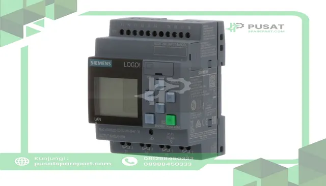 Siemens 6ED10521HB080BA0 PLC, Logic Controller, 24V AC/24V DC/Relay, 8 DI/4 DO, Ethernet, Logo 8 Series - gambar 3