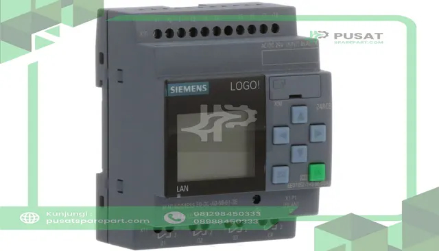 Siemens 6ED10521HB080BA0 PLC, Logic Controller, 24V AC/24V DC/Relay, 8 DI/4 DO, Ethernet, Logo 8 Series - gambar 4