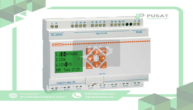 LOVATO Electric LRD20RA240 PROGRAM.RELAY 12I/8O 240VAC