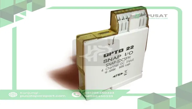Opto 22 SNAP-IDC5FM SNAP 4-Ch 10-32 VDC Digital Input Module, Factory Mutual approved