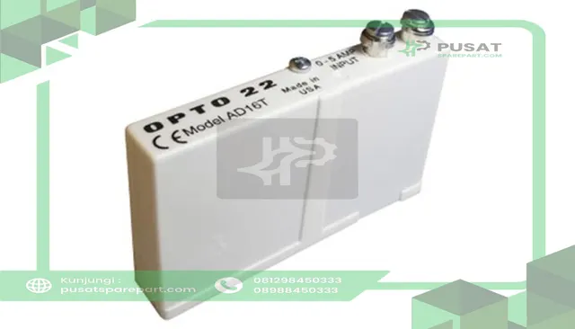 Opto 22 AD16T Module, Input, Analog, 0 to 5, Sup-V +/-15VDC, 35mA Cur-In, PCB Mnt, 4000VAC