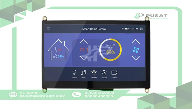 Newhaven Display International NHD-7.0CTP-CAPE-P Display,7in IPS TFT Beagle Bone Cape, 800 x 480, LCD, 24-Bit RGB