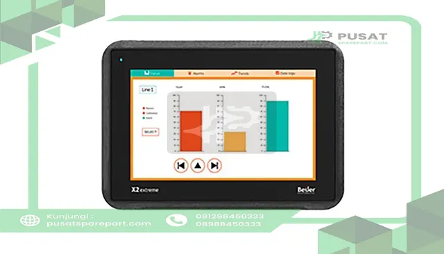 Beijer Electronics 640010605 Touch operator panel, 7" iX HMI, rugged-only, -30 to +70C, IP66, UL