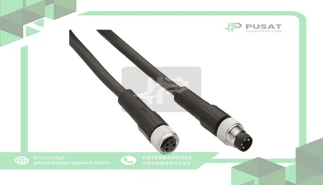 Schneider Electric TCSXCN1FNX1E TM7 expansion bus cable - straight - M12B female-wire - 1m