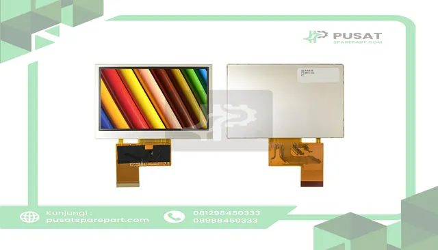 AZ Displays / RS PRO ATM0430D12M 4.3" TFT LCD Display 480 X 272 Transmissive, RGB