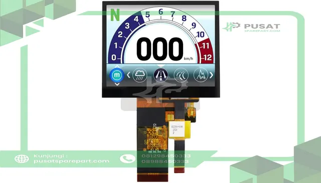 Newhaven Display International NHD-3.5-640480EF-MSXP-CTP Display, IPS TFT LCD, 3.5 inch, MIPI, CTP, High-Res, 76.9 x 63.9 x 3.2